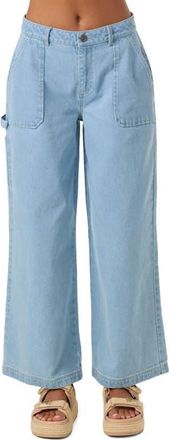 O'Neill Chandler Wide Leg Jeans in Indigo at Nordstrom, Size 27