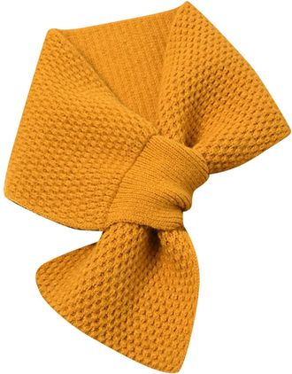 Generic womens scarves & wraps Scarf for Women UK Contrast Color Autumn Winter Knitting Collar Warm Scarfs For Outdoor Classic Solid Color Knitted Scarfs Thic