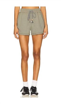 Sundry Lounge Poplin Short In Fern
