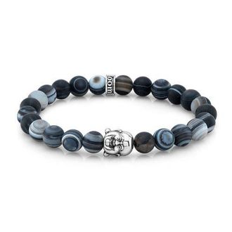 Room101 Buddha Bead Bracelet in Grey at Nordstrom