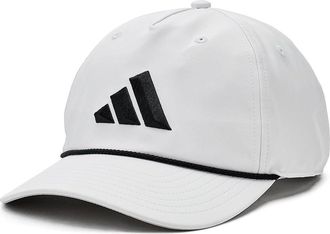 adidas Golf Tour 5-Panel Mens Hat Caps White/Black, Elastane/Polyethylene