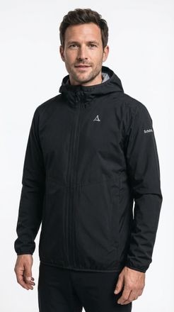 Sch&ouml;ffel Outdoorjacke SCH&Ouml;FFEL Jacket Style Migandi MNS, Gr. 46, schwarz, Taft, Obermaterial: 100% Polyester, unifarben, hoch geschlossener Ausschnitt, eingese