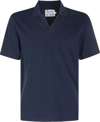 MC2 Saint Barth embroidered-logo T-shirt - Blue