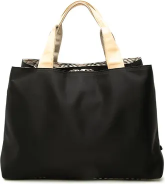 Burberry Pre-owned Burberry Nova Check Trimmed Nylon Tote Ladies KYI1ZIBX19INWIO9
