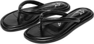 Naked Wolfe Grenada Leather Sandal in Black at Nordstrom, Size 6