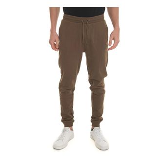 HUGO BOSS Broeken, Heren, Groen, L, Katoen, Stretch Broek met Striktaille