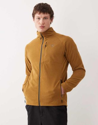 Dare 2B Pile tecnico ad asciugatura rapida con zip color cumino scuro-Marrone