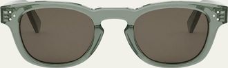 Celine Mens Acetate Round Sunglasses