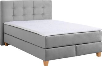 HOME AFFAIRE Boxspringbett »Moulay« inkl. Topper, in Überlänge 220 cm, 3 Härtegrade, auch in H4