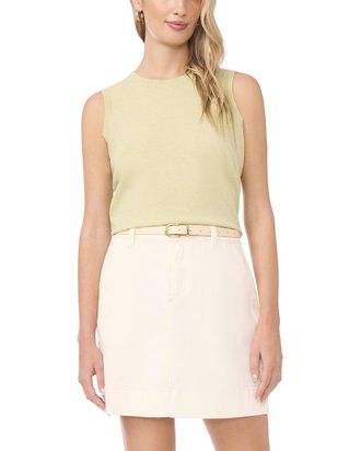 Vince Camuto Linen & Wool-Blend Shell Tank