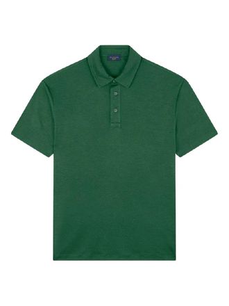 Paul & Shark short-sleeve polo shirt - men - Cotton/Lyocell - XXXL - Green