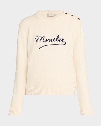 Moncler Crewneck Logo Sweater