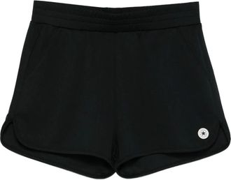 Converse curved-hem shorts - men - Polyester - L - Black