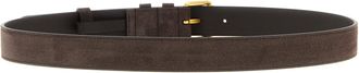 Valentino Garavani Womens Brown Cowhide Belt