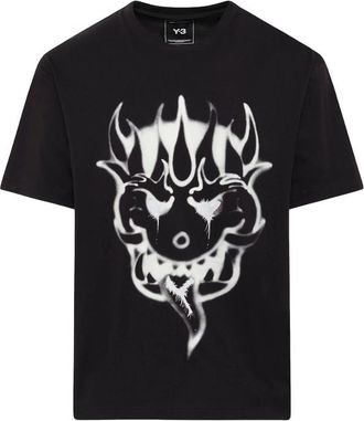 Yohji Yamamoto Yaksha Graphic-print T-shirt