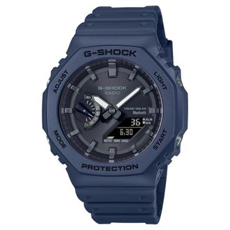 Casio Mens G-Shock Blue Bluetooth Tough Solar Sport Watch - GA-B2100-2ADR