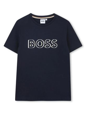 BOSS Kidswear short-sleeve T-shirt - kids - Cotton - 14 - Blue