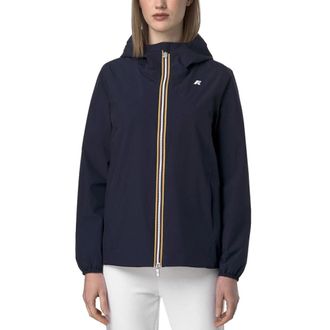 K-Way K-Way, Light Jackets, female, Blue, Size: L Marguerite Stretch Poly Jersey