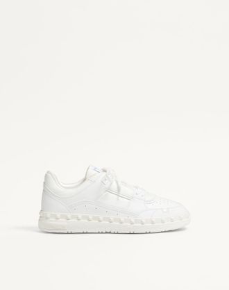 Valentino Garavani Sneaker Low Top Freedots In Vitello Uomo BIANCO 39.5