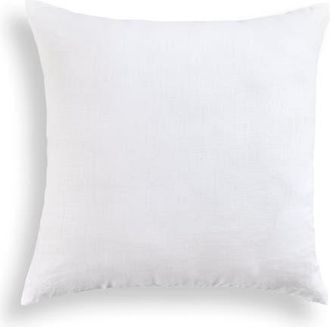 Solino Home Linen Pillow Cover 20 x 20 Inch for Dining Table, Holiday and Everyday Table Decor - Montauk in White at Nordstrom, Size Large