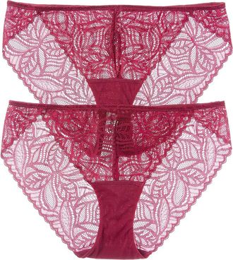 DKNY Dkny 2Pk Deco Lace Bikini