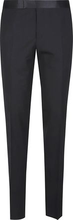 Lardini Black Soiree Virgin Wool Pants