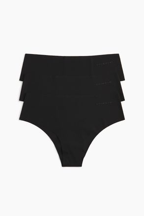 H&M 3er-Pack Sport-Hipster mit DryMove - Schwarz