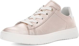 Ara Womens Lace-Ups Ruby Sneaker In Sand Metalic/cream