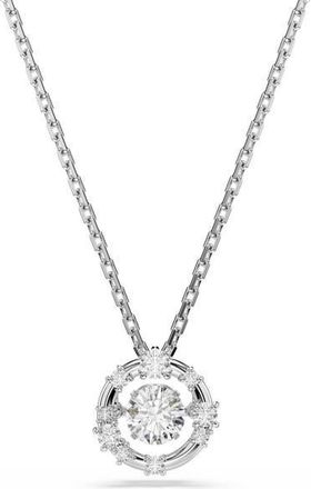 Swarovski Constella Crystal Pendant Necklace in Silver/White at Nordstrom