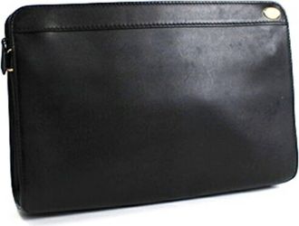 Dunhill Leather Clutch Bag (Pre-Owned)