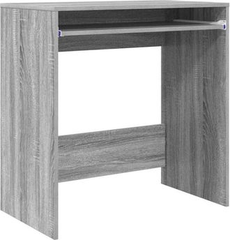 vidaXL Vidaxl - Escritorio Gris 77.5 x 43 x 79 cm Madera contrachapada