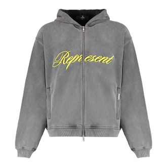 Represent Represent, Heren, Sweatshirts & Hoodies, Grijs, Maat: M Katoen