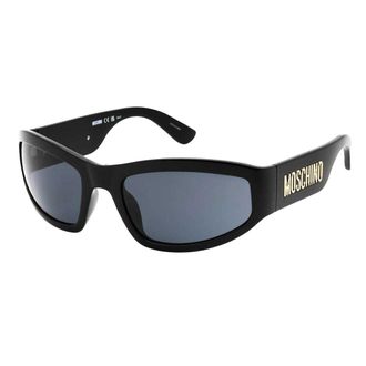 Moschino Womens/Ladies Logo Bold Sunglasses (Black) - One Size