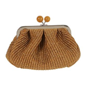 Max Mara Clutches, female, Brown, Size: ONE SIZE Pasticcino Bag