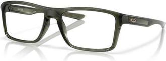 Oakley 57mm Rectangle optical glasses in Green at Nordstrom