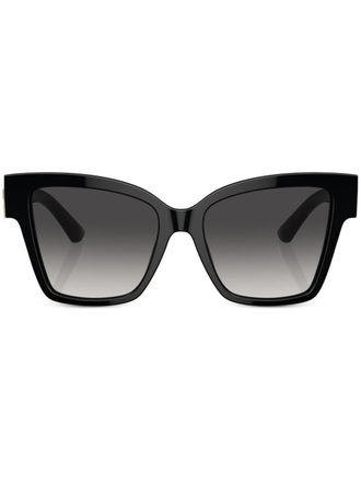 Dolce & Gabbana Eyewear Occhiali da sole squadrati Precious - Nero