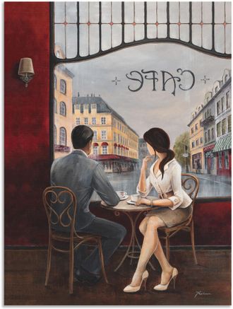 Artland Wandbild »Café« Restaurant & Cafés 1 Stk. tlg. als Alubild, Outdoorbild, Leinwandbild, Poster, Wandaufkleber