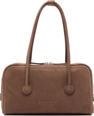Margesherwood Logo-embossed Leather Shoulder Bag