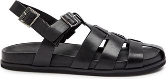 Grenson Quinton Leather Sandals - Black - 10 (IT44 / UK10)