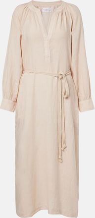 Velvet Dakota linen maxi dress