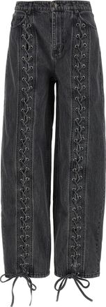 Rotate Denim Laced Leg Jeans