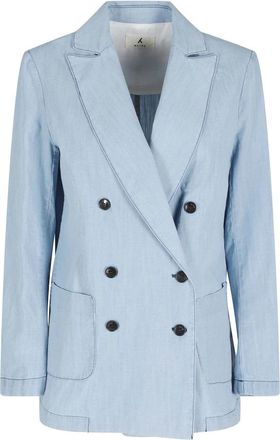 Myths Denim Blazer - Dames - Blazers - Blauw - S - Denim - Jassen