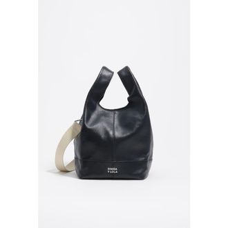 Bimba & Lola Medium Leather Tote Bag in Petrol at Nordstrom
