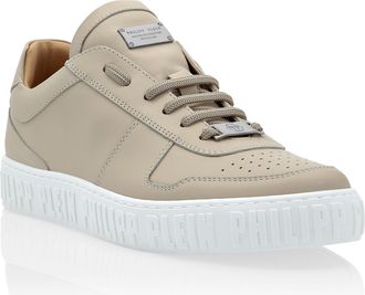 Philipp Plein Leather Lo-Top Sneakers King Power