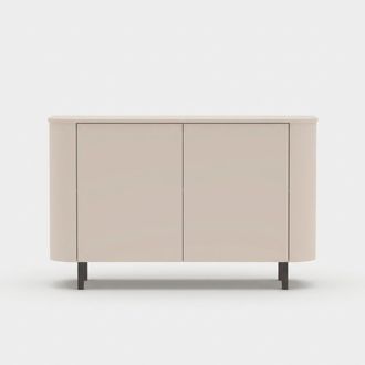 Calicosy Aparador Buffet Moderno De 2 Puertas Para Sal&oacute;n Compacto Lido