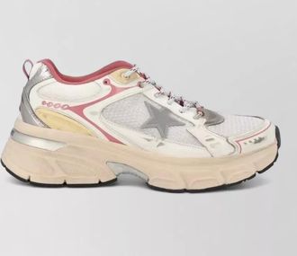 Golden Goose leather mesh low-top sneakers