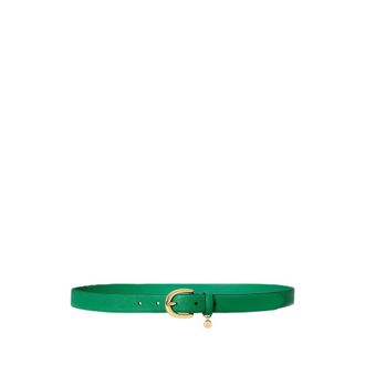Ralph Lauren Belts, unisex, Green, Size: XS Dress Casual-Medium-Crosshatch Leathe Belt