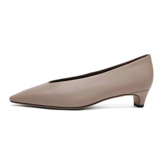 Cesare Gaspari Bailarinas Puntiagudas de Piel - Shoes - Mujer - Gris - 38 EU