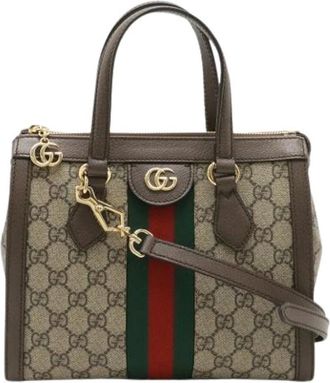 Gucci Pre-owned Vintage Handbag - Dames - Vintage Handtas - Veelkleurig - ONE Size - Leer - Vintage