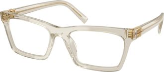 Miu Miu Demo Rectangular Ladies Eyeglasses MU 04WV 12U1O1 55
